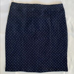 Denim rhinestone skirt